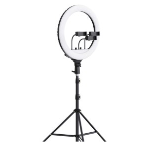 رینگ لایت بیوا مدل RL01 36W سایز 14 اینچ با سه پایه و 3 هولدر